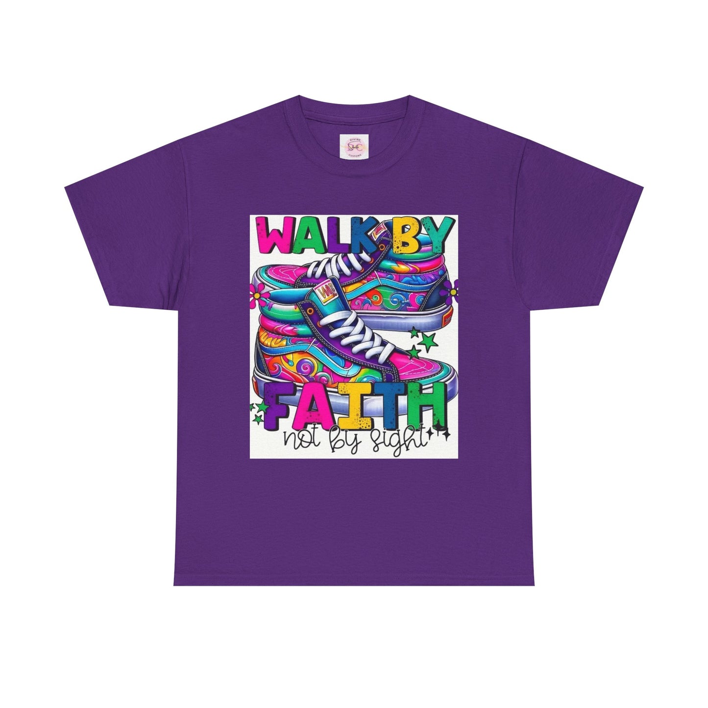 Inspirational T-Shirt - Walk by Faith Not by Sight