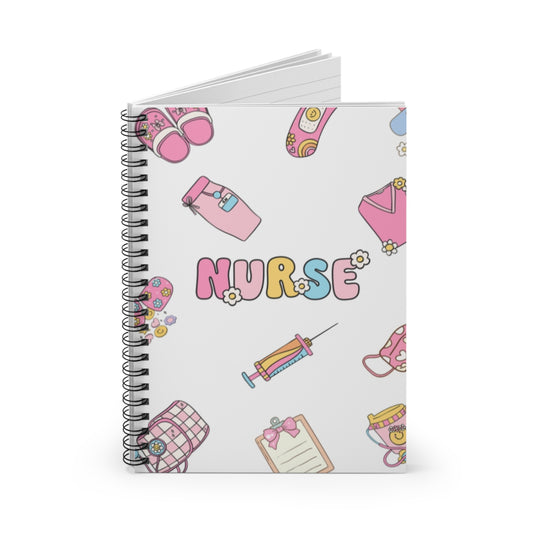 Nurse's Spiral Notebook - Cute Stationery for Nursing Students, Gift for Nurses, Journaling, Note-taking, School Supplies