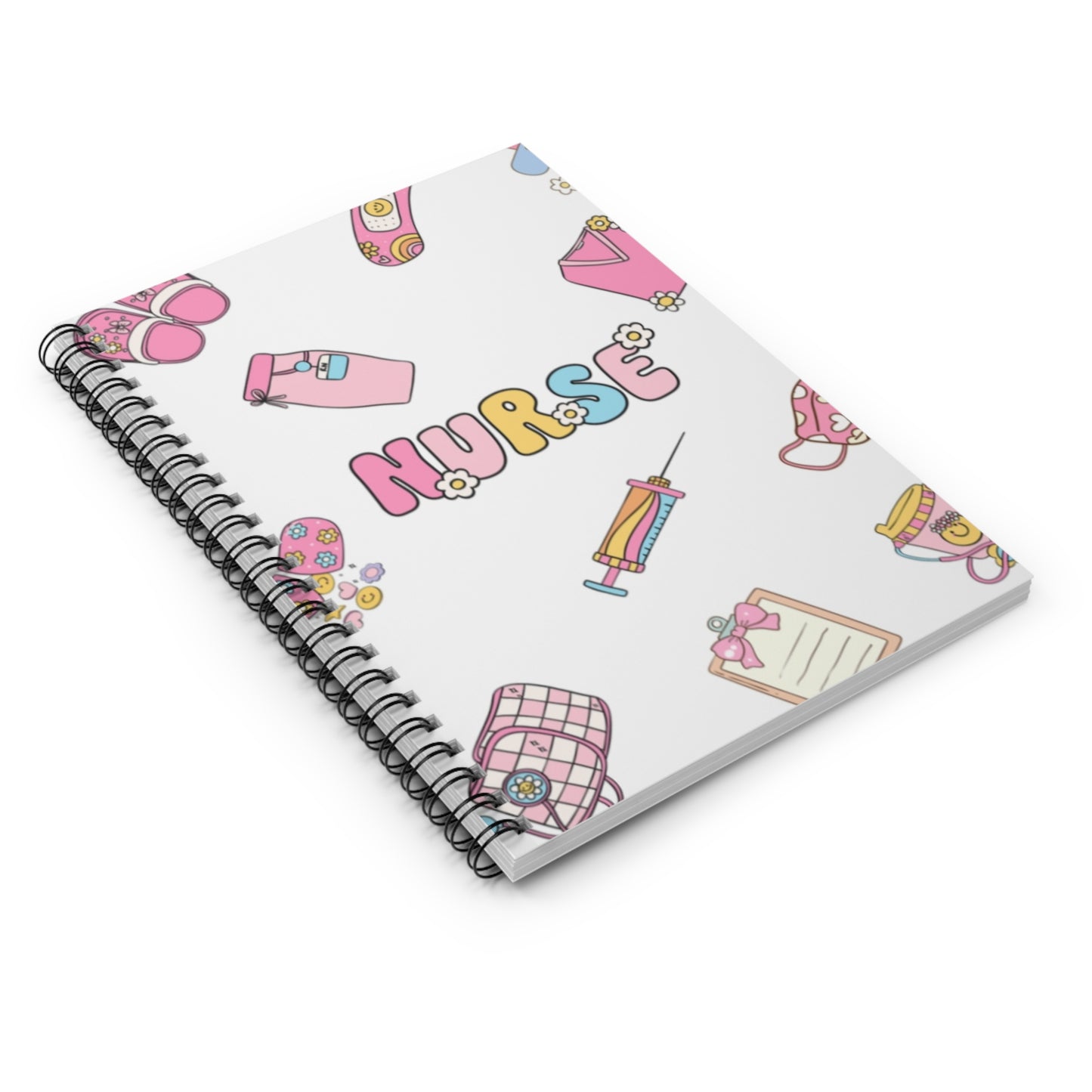 Nurse's Spiral Notebook - Cute Stationery for Nursing Students, Gift for Nurses, Journaling, Note-taking, School Supplies