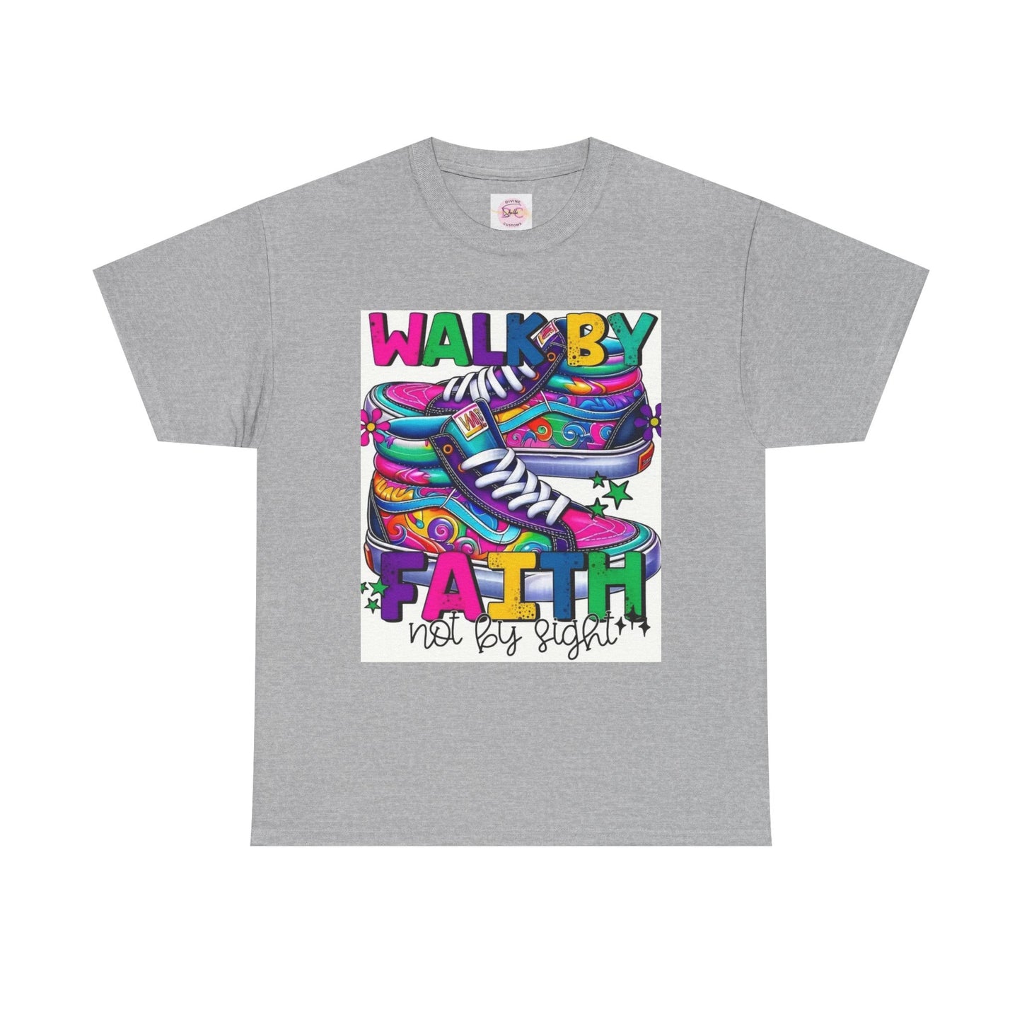 Inspirational T-Shirt - Walk by Faith Not by Sight
