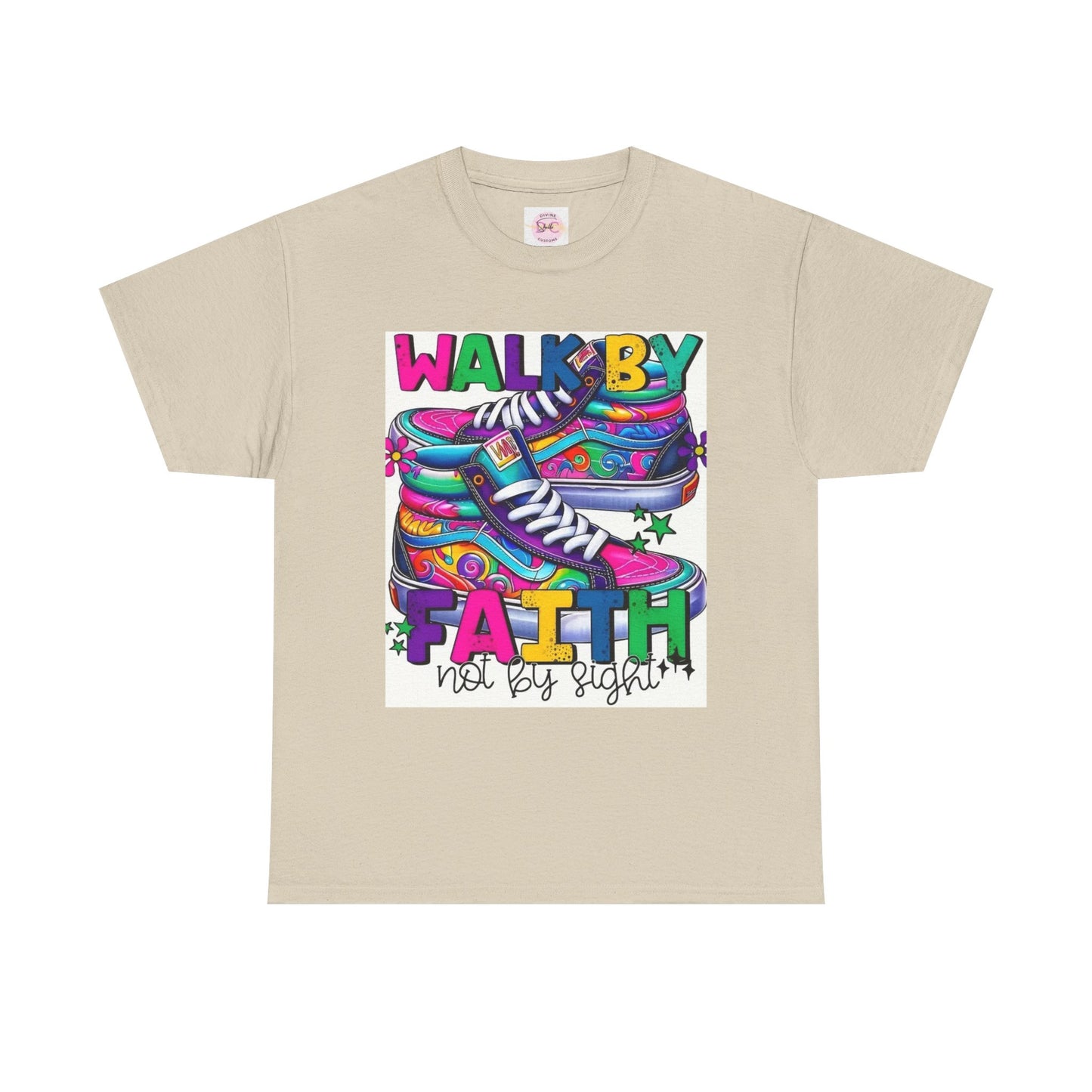 Inspirational T-Shirt - Walk by Faith Not by Sight