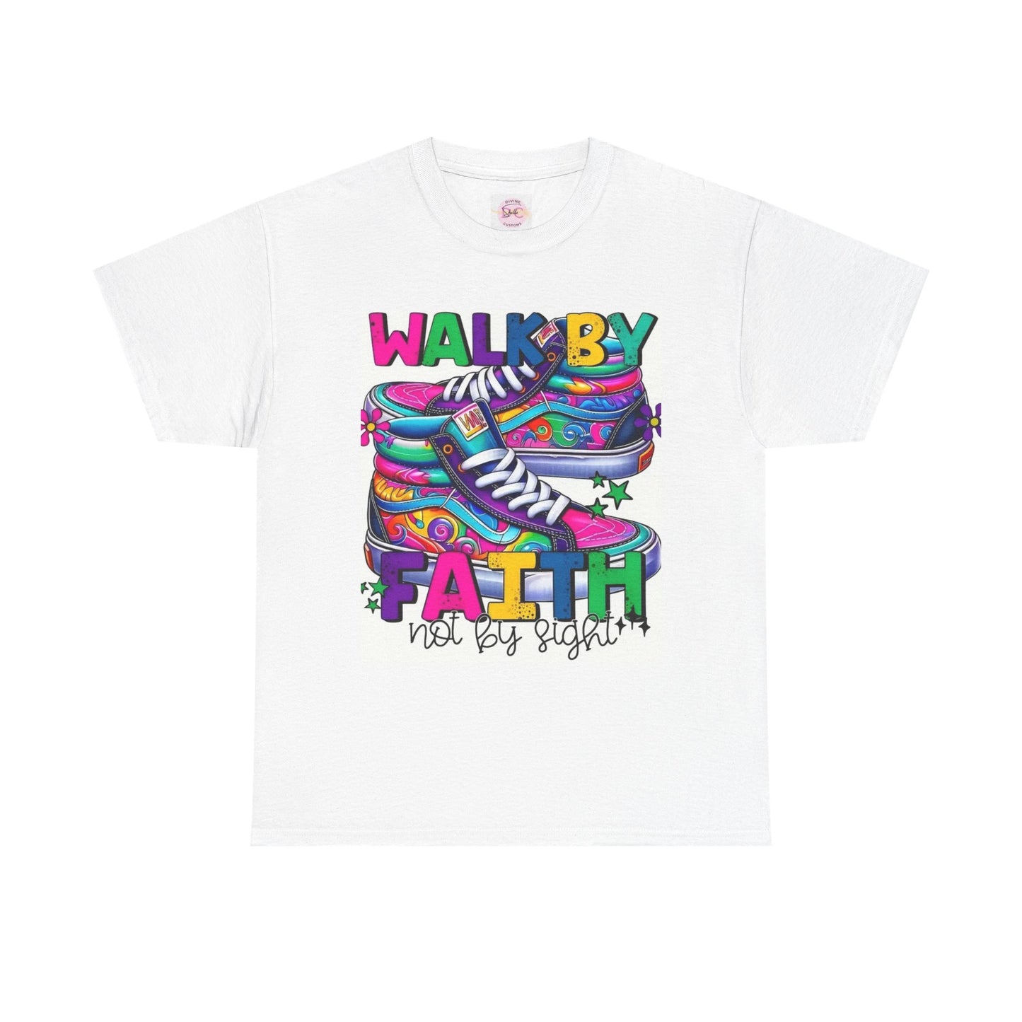 Inspirational T-Shirt - Walk by Faith Not by Sight