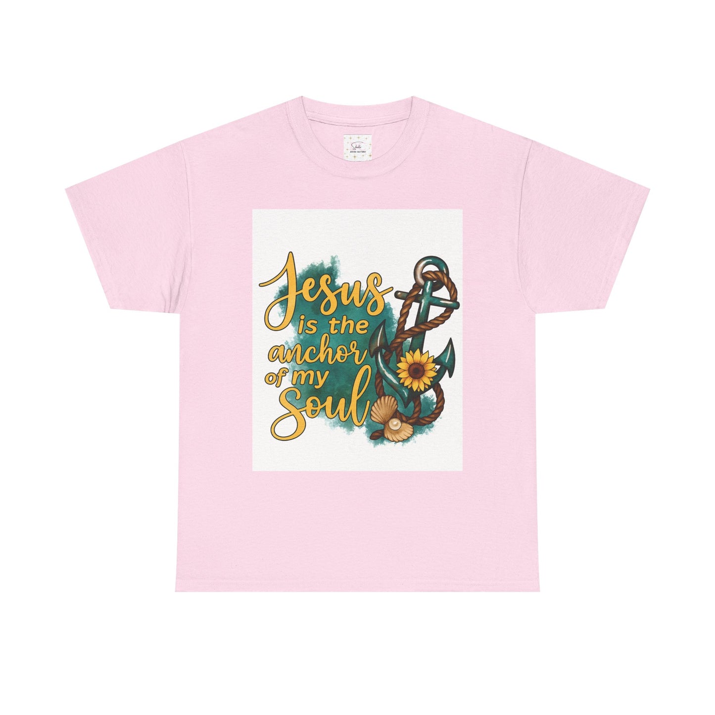 faith base tee from DIVINE -Jesus is the anchor of my soul