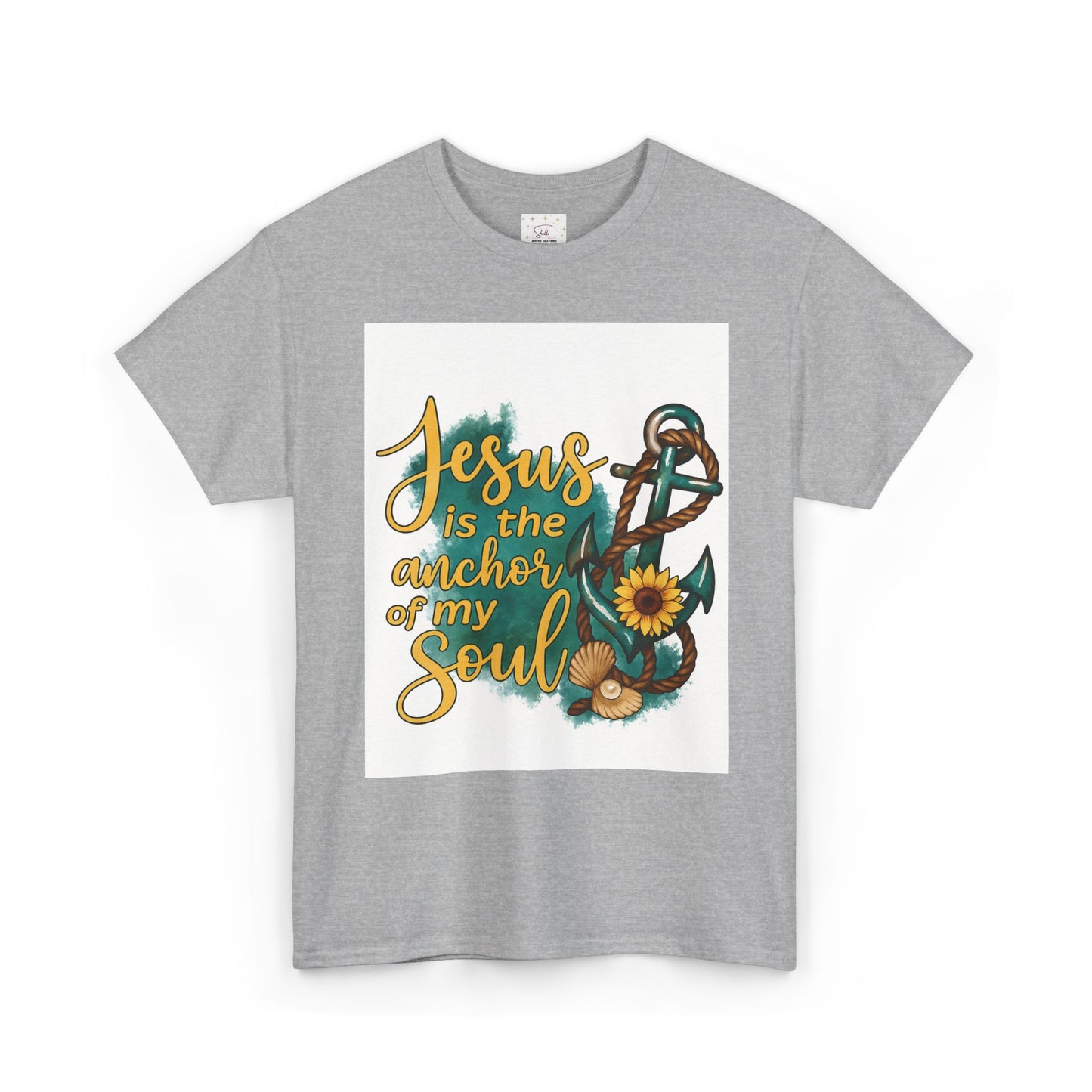 faith base tee from DIVINE -Jesus is the anchor of my soul