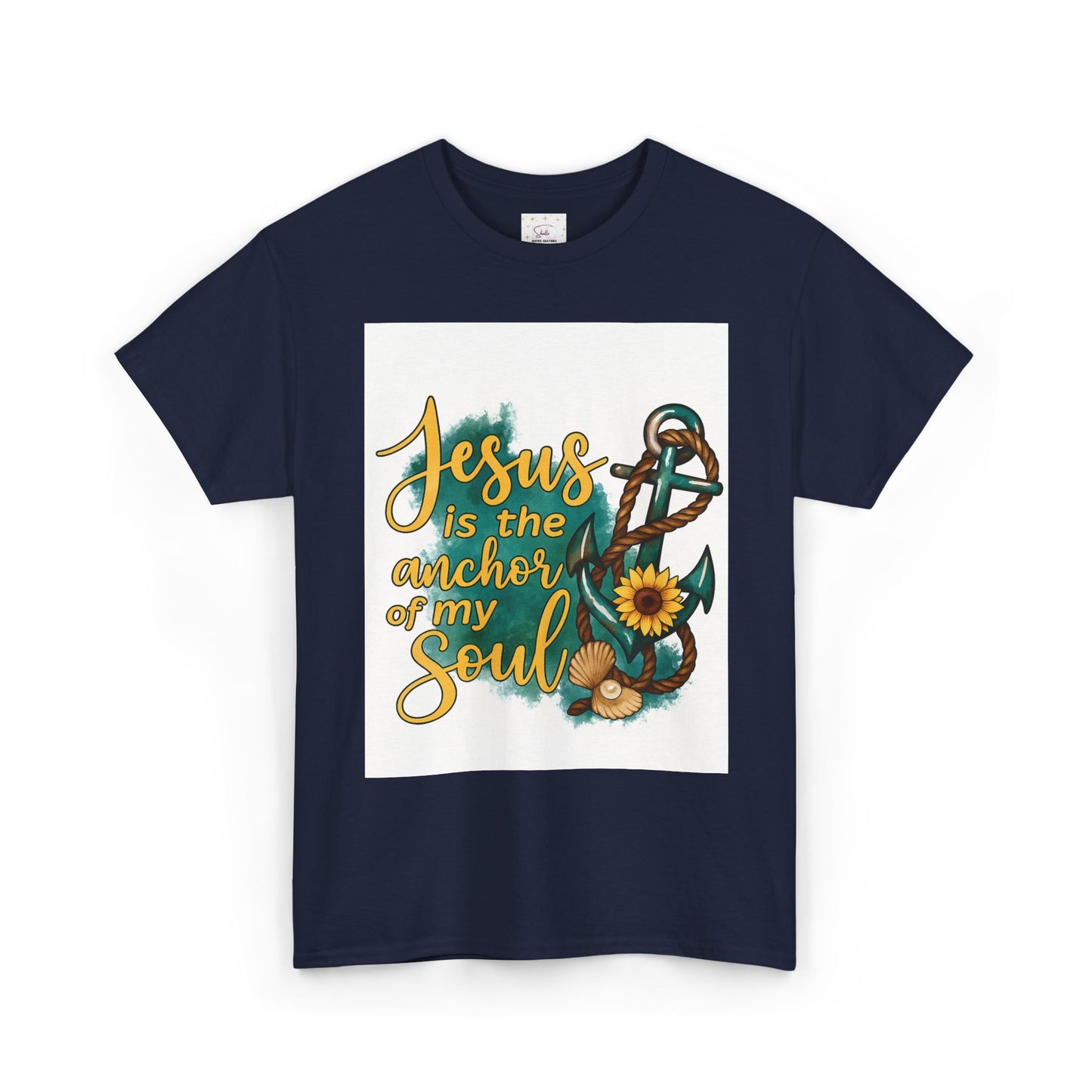 faith base tee from DIVINE -Jesus is the anchor of my soul