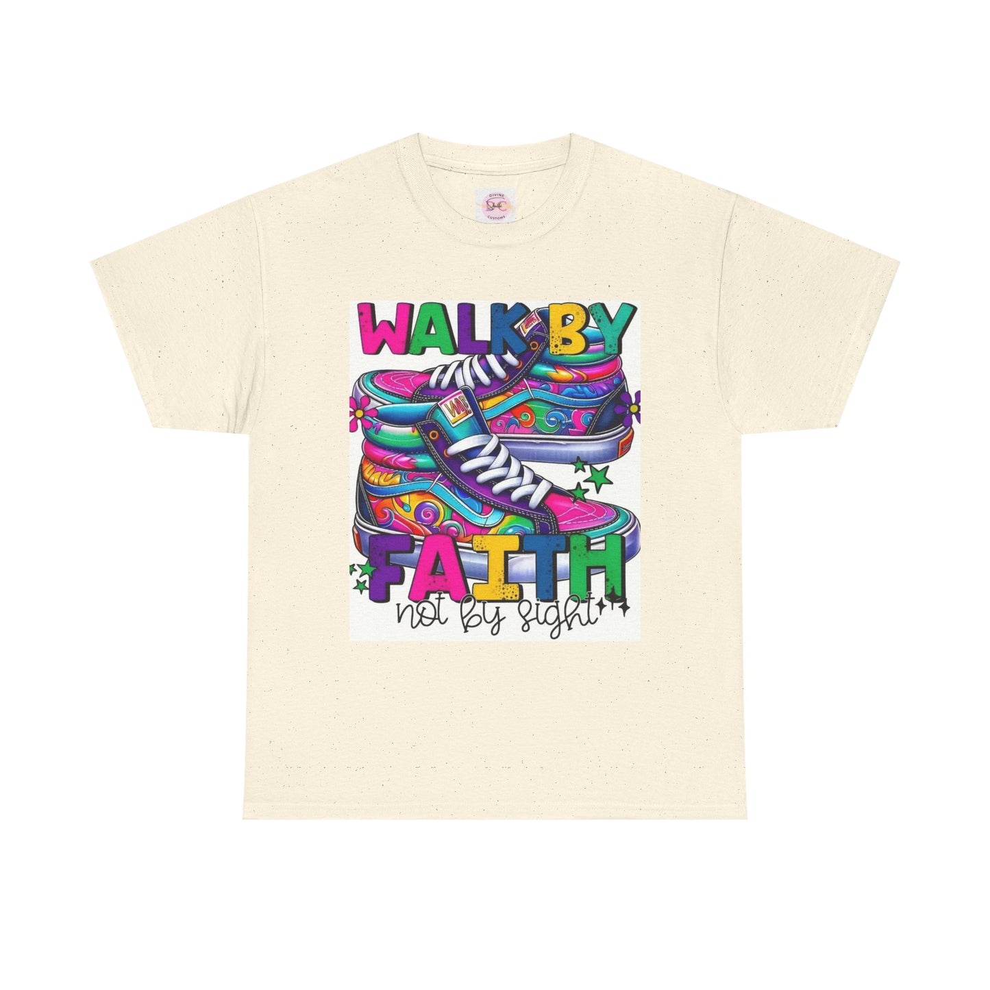 Inspirational T-Shirt - Walk by Faith Not by Sight