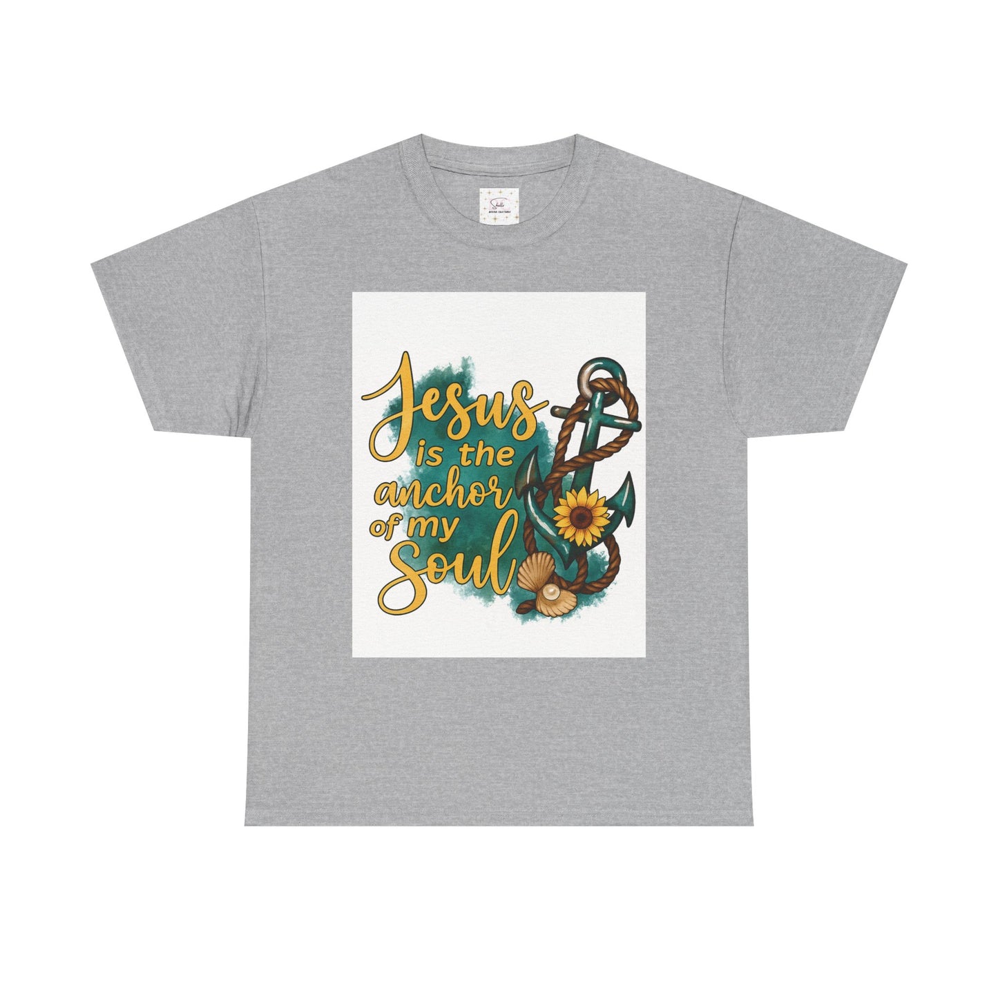 faith base tee from DIVINE -Jesus is the anchor of my soul
