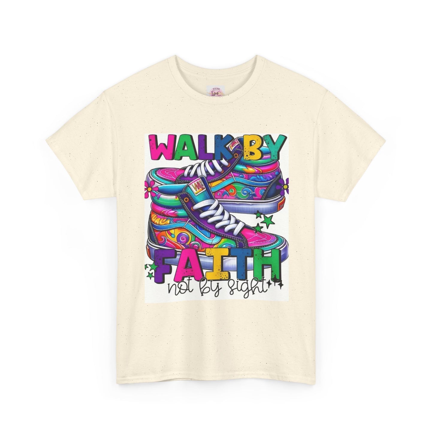 Inspirational T-Shirt - Walk by Faith Not by Sight