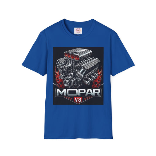 MOPAR V8 Graphic T-Shirt | Car Enthusiast Tee, Perfect for Motorsports Fans, Gift for Him/Her