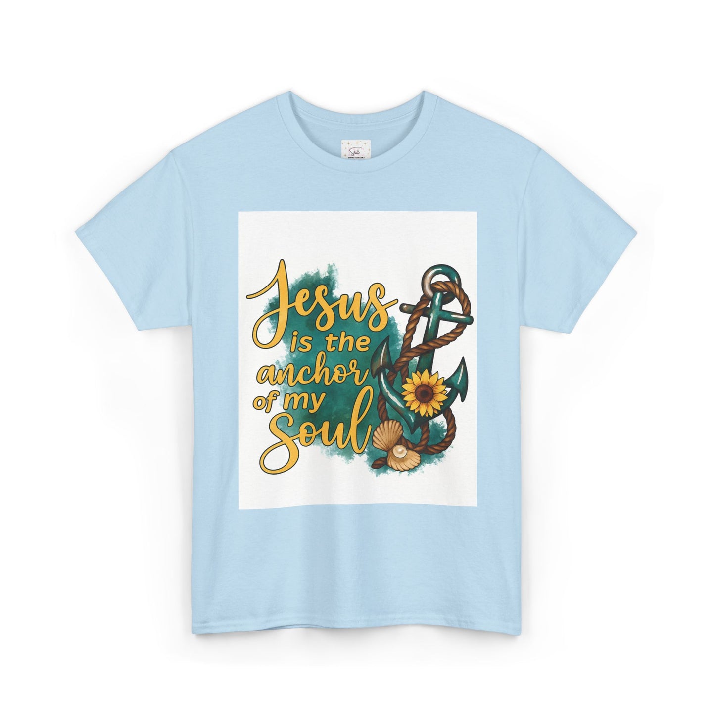 faith base tee from DIVINE -Jesus is the anchor of my soul