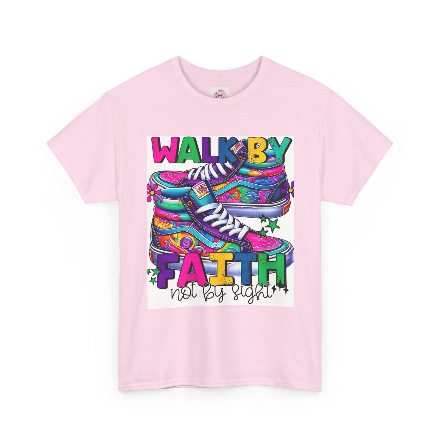 Inspirational T-Shirt - Walk by Faith Not by Sight