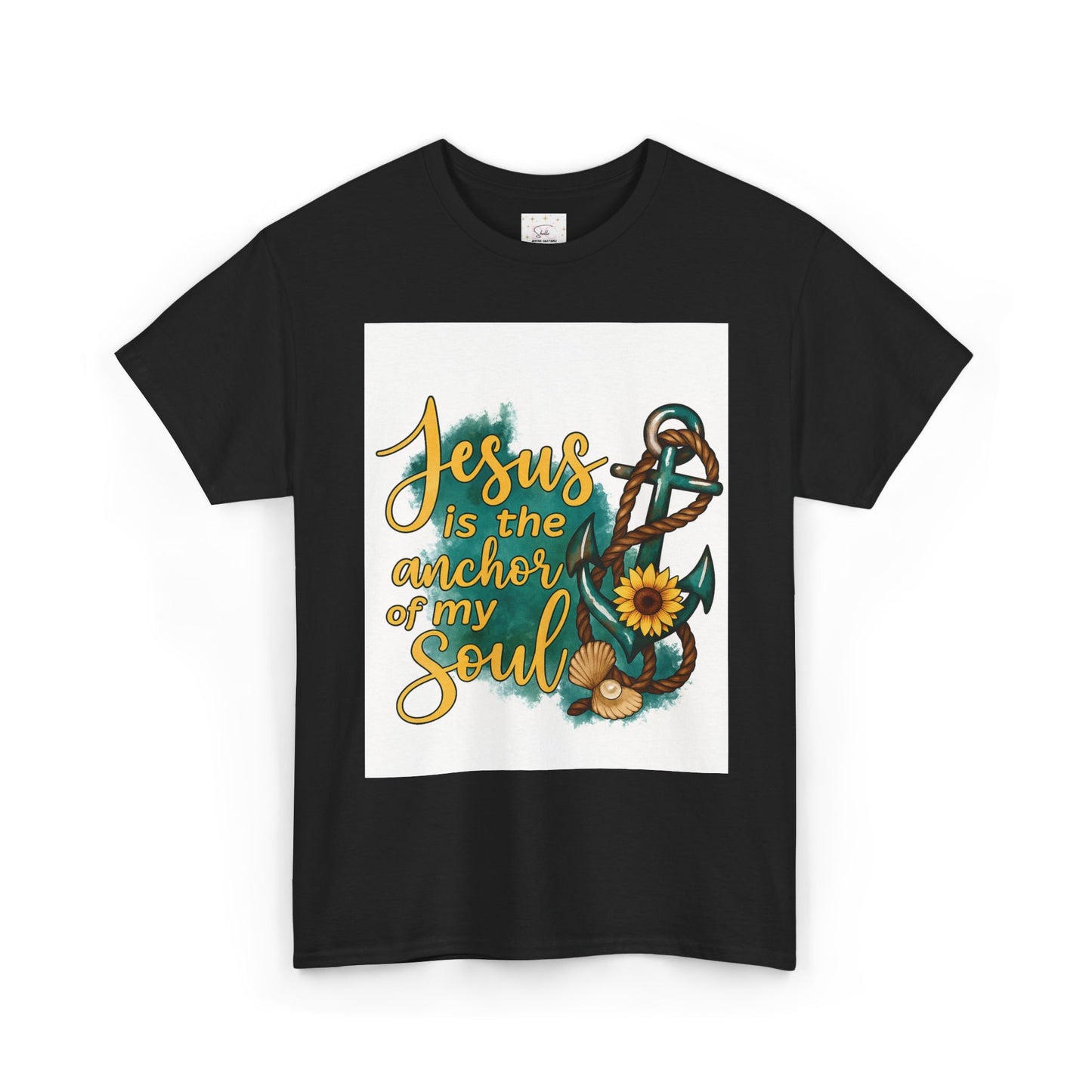faith base tee from DIVINE -Jesus is the anchor of my soul