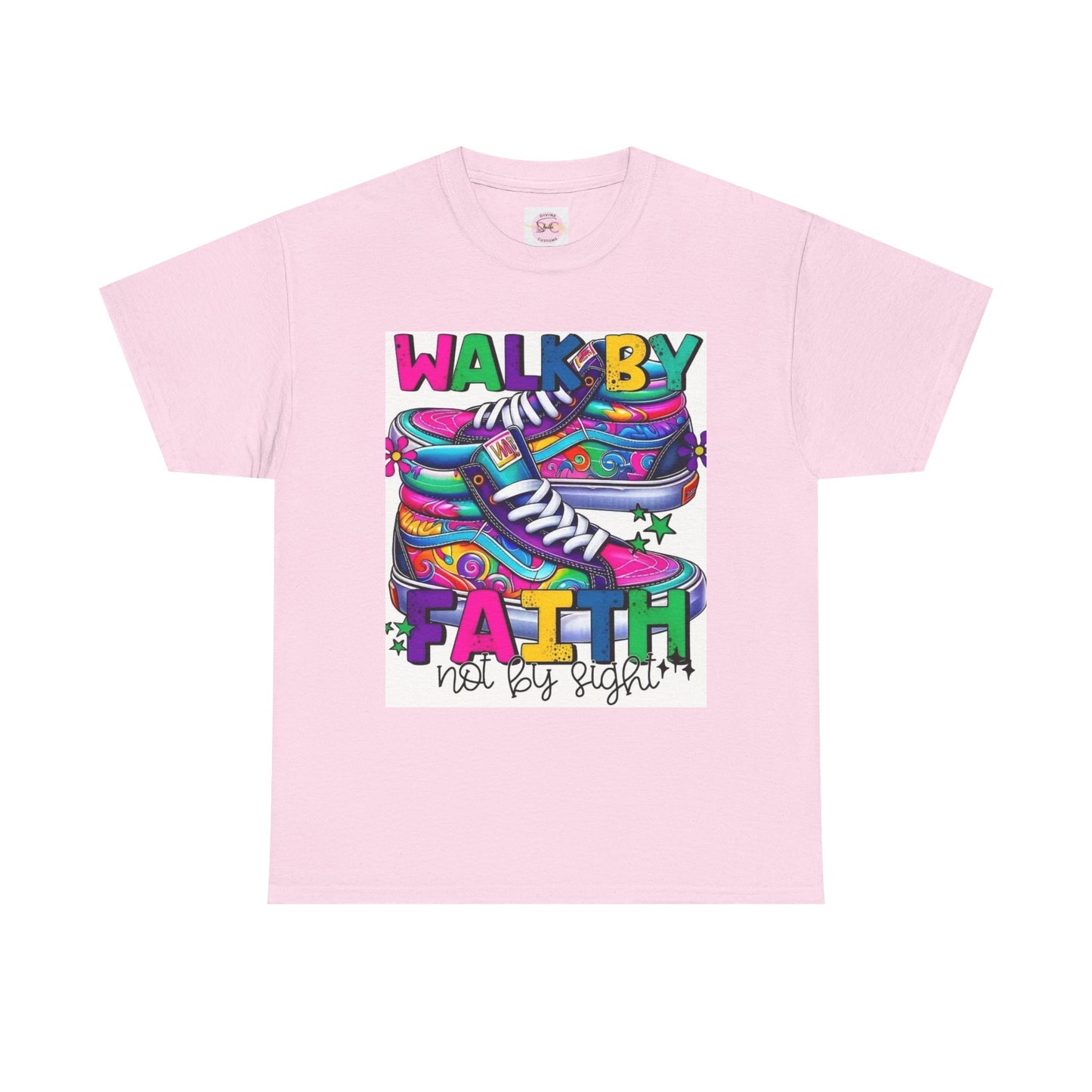 Inspirational T-Shirt - Walk by Faith Not by Sight