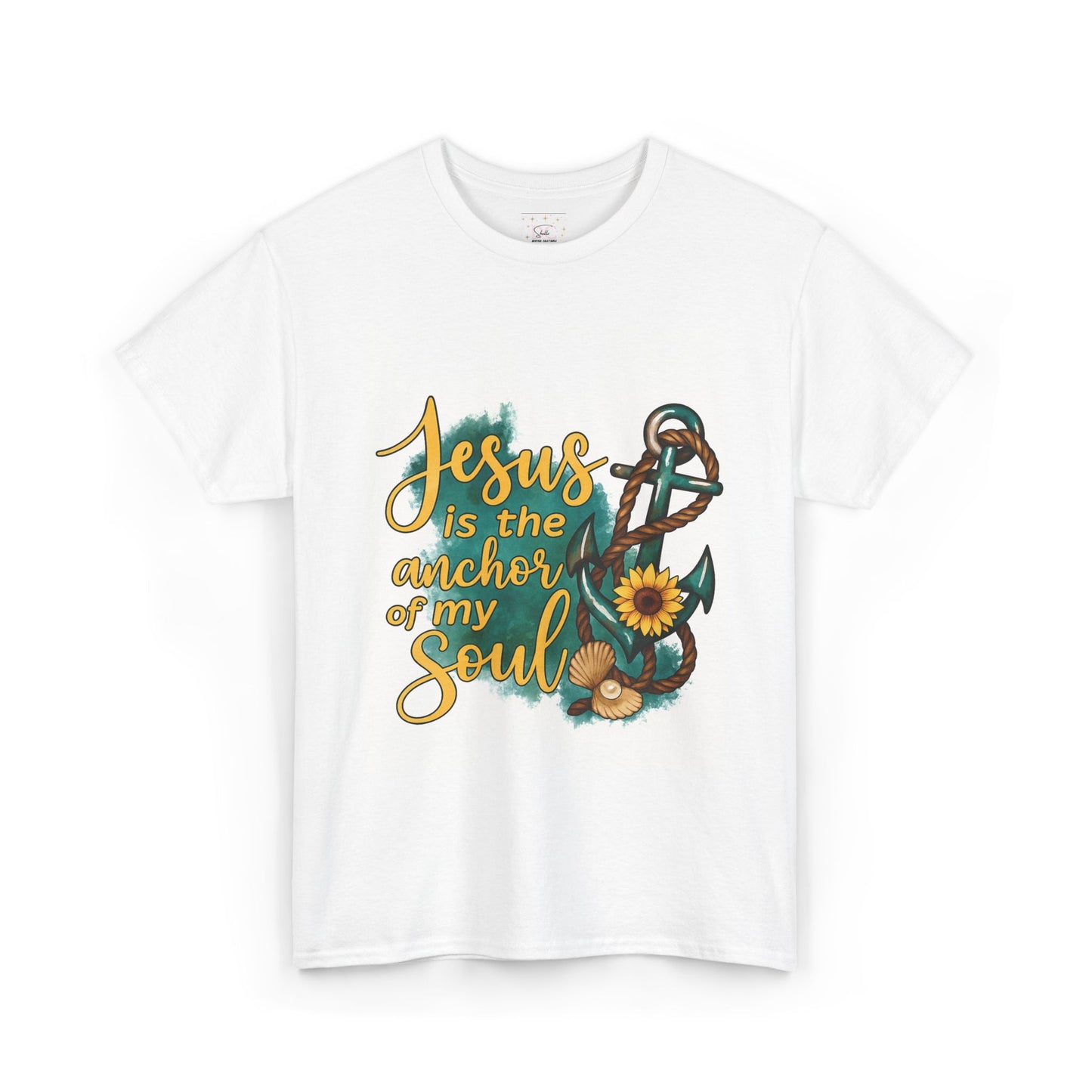 faith base tee from DIVINE -Jesus is the anchor of my soul