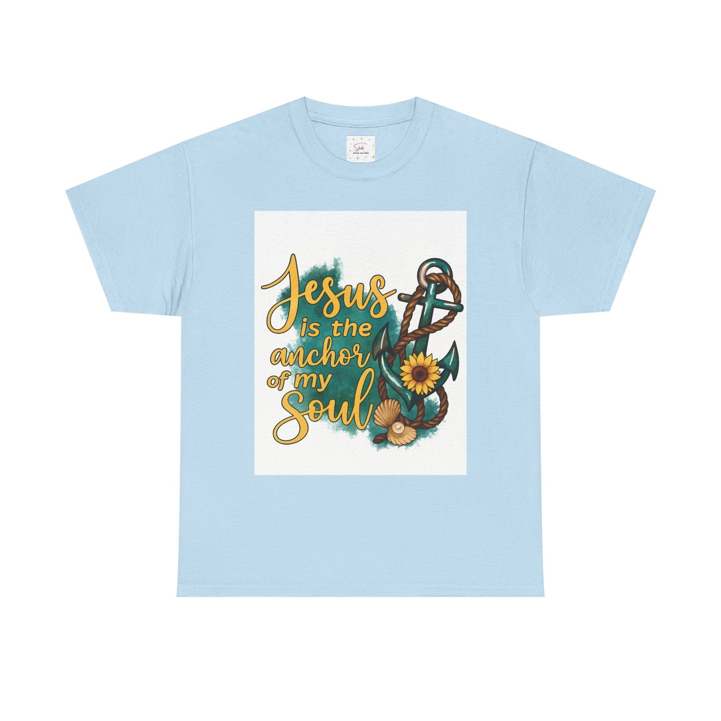 faith base tee from DIVINE -Jesus is the anchor of my soul