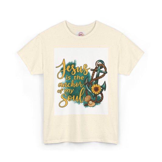 faith base tee from DIVINE -Jesus is the anchor of my soul